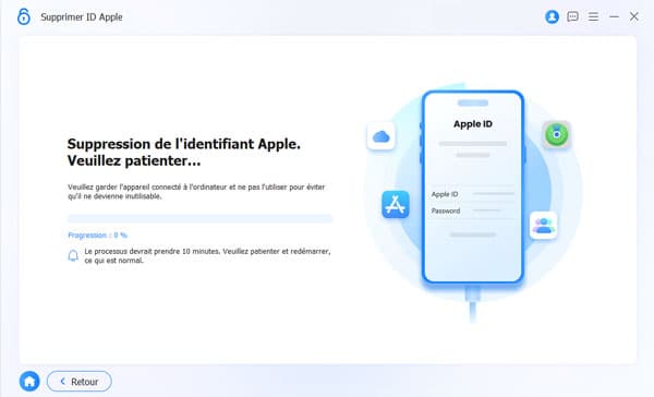 Suppression de l’ identifiant Apple