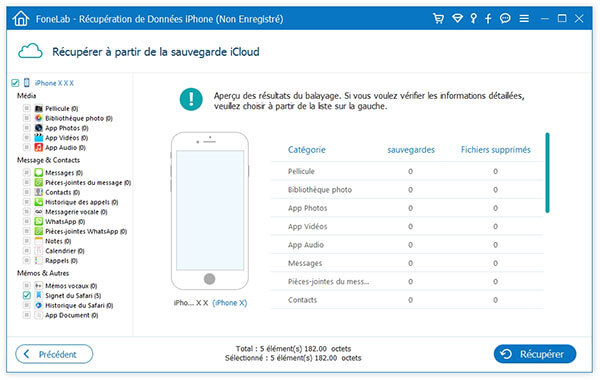 Récupérer contacts iPhone cassé depuis iCloud