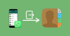Comment exporter WhatsApp contacts sur Android/iPhone ou PC facilement