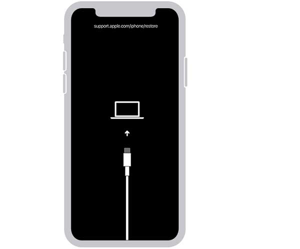 Mettre l'iPhone en mode de récupération