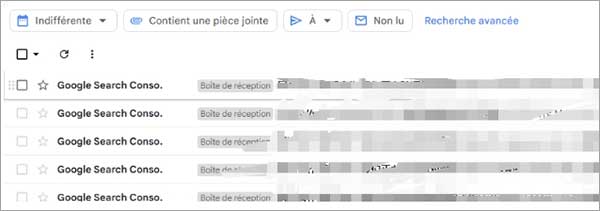 Récupérer un mail supprimé Gmail via Tous les messages & Spam & Corbeille