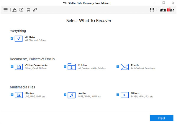 Stellar Data Recovery