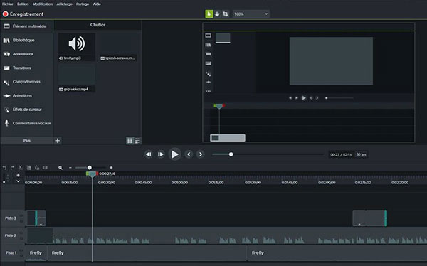 Logiciel de capture vidéo pratique : Camtasia