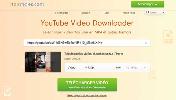 Télécharger la vidéo YouTube