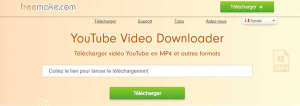 YouTube Video Downloader du site Freemake.com