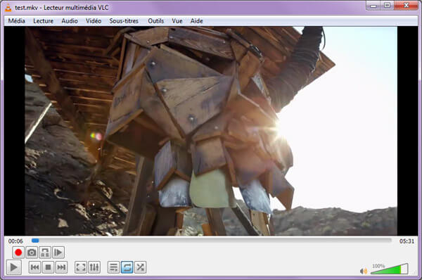 Lire un fichier MKV avec VLC Media Player