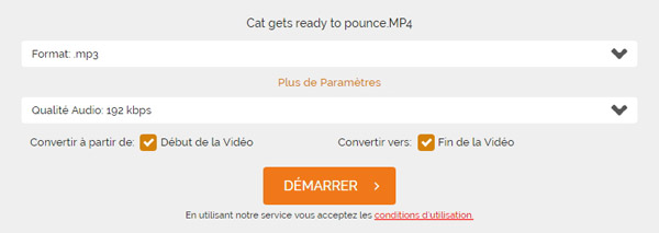 Convertio - Convertissseur de M4A en MP3