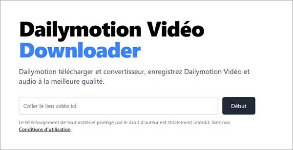 Convertir Dailymotion en MP3 sur le site SaveTheVideo.com