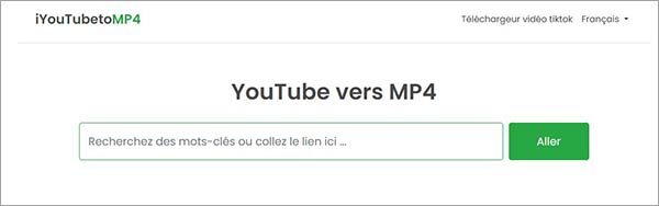 Convertir YouTube en MP4 avec iYouTubetoMP4