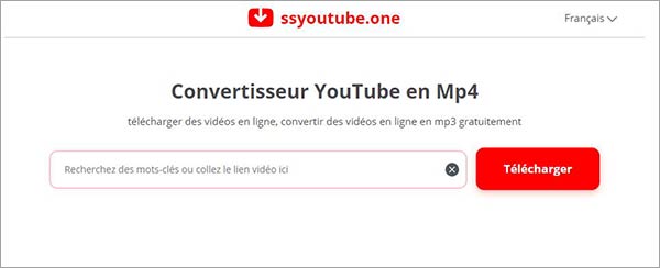 Convertir YouTube en MP4 avec ssyoutube.one