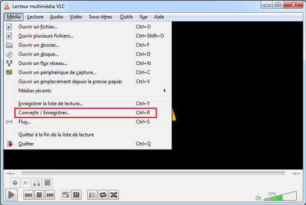 VLC - Convertir/Enregistrer