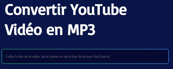 Convertir YouTube en MP3 avec SaveMP3